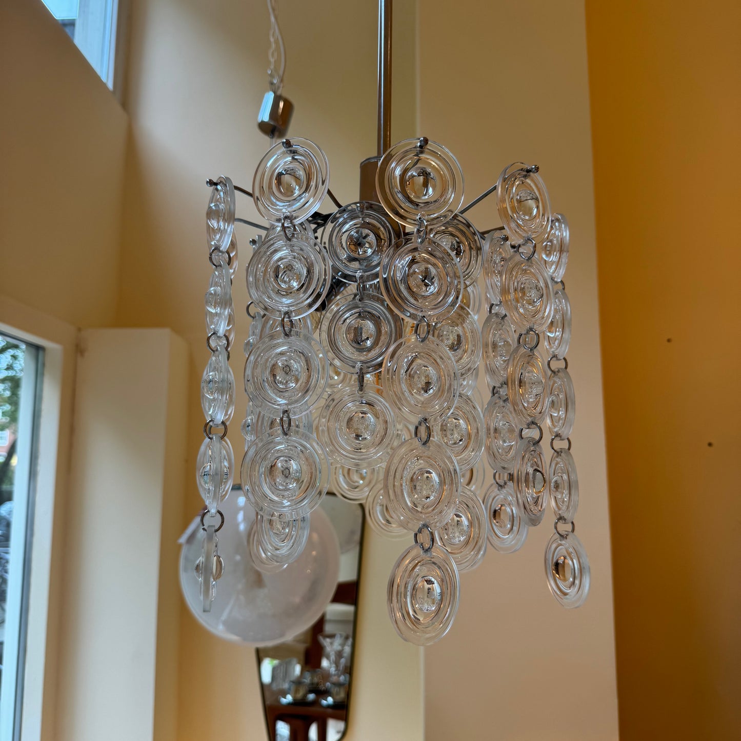 Gaetano Sciolari “Saturn” glass chandelier
