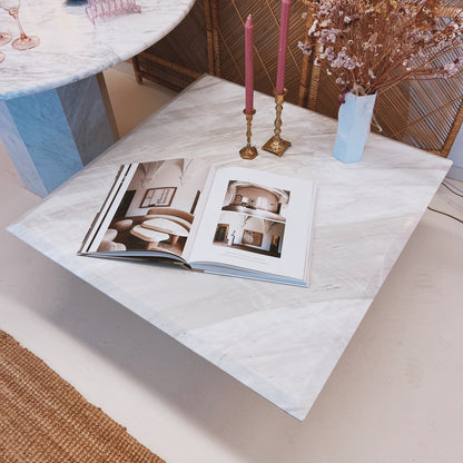 Square Portugese marble coffeetable