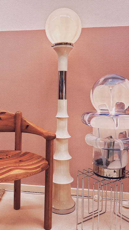 Bamboo vloerlamp Tronconi, 1970