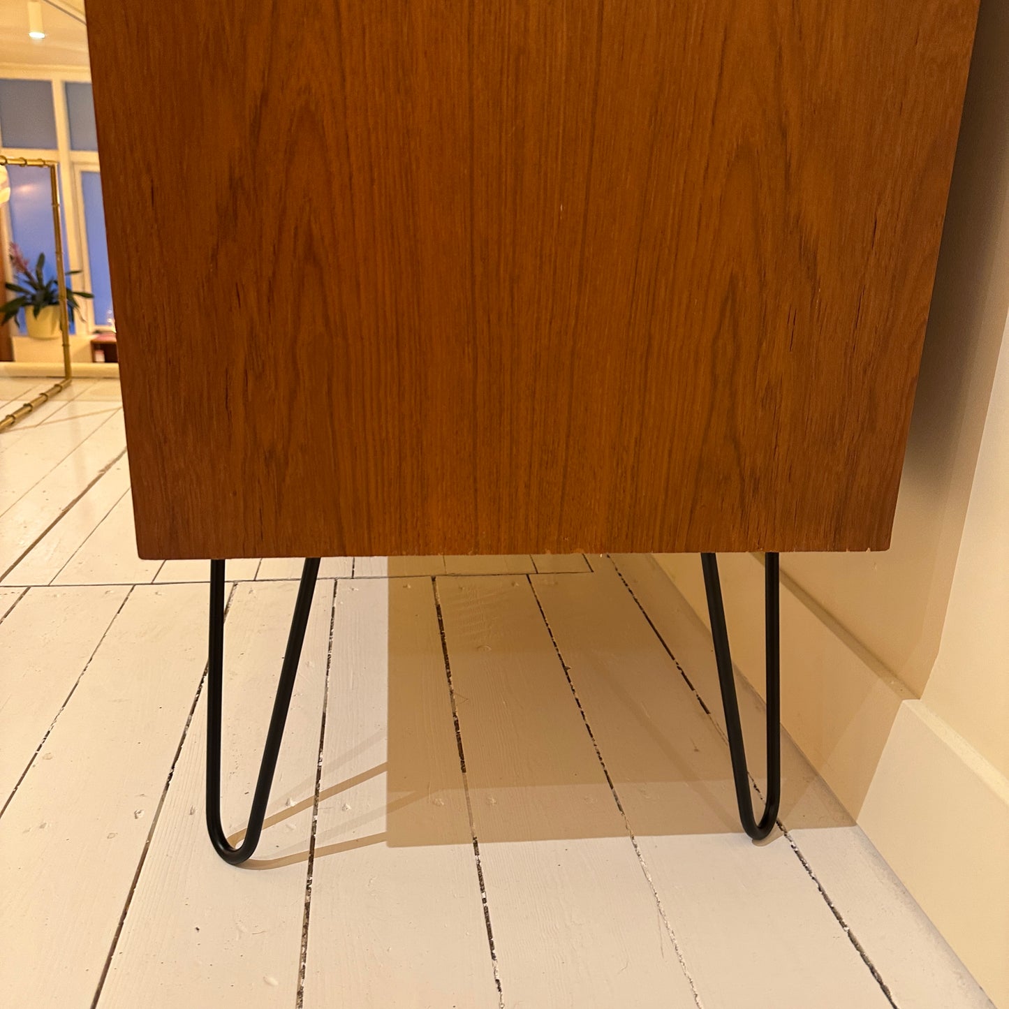 Gebrüder Schmidt brown Wood, Teak veneer Highboard - 1960