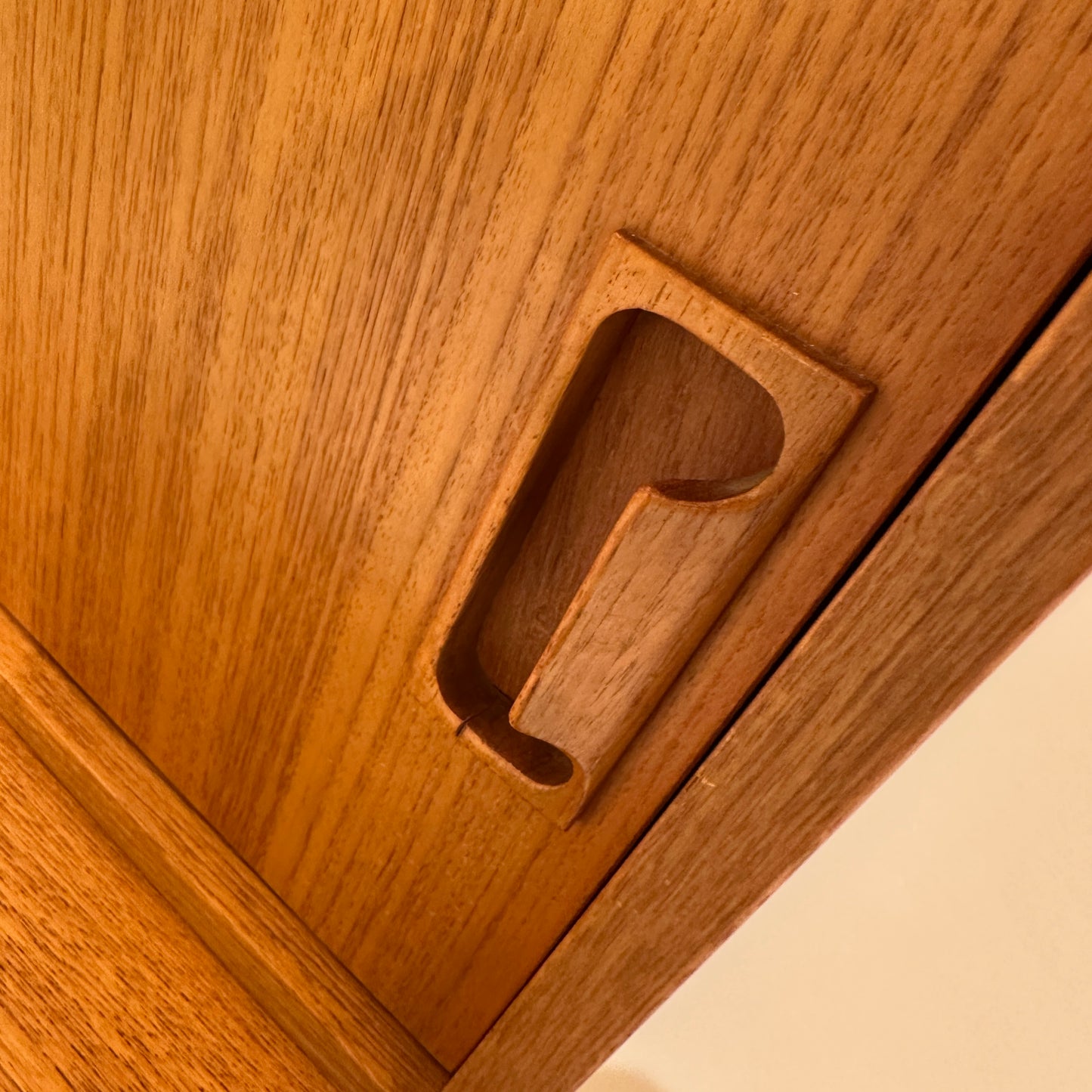 Gebrüder Schmidt brown Wood, Teak veneer Highboard - 1960