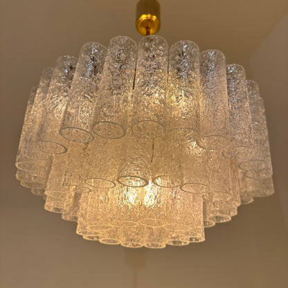 Doria ice glass tube chandelier