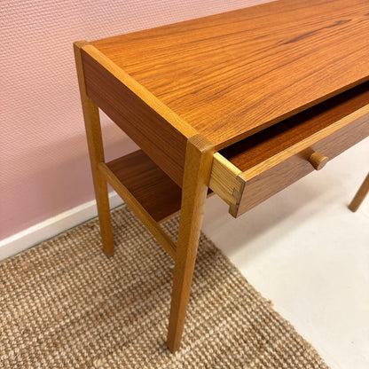 Swedish mid-century hall cabinet with drawer