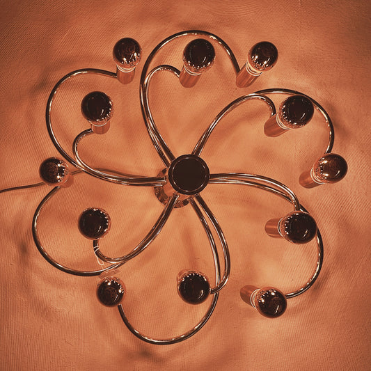1970 ceiling / wall lamp by Scolari for Helestra
