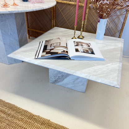 Square Portugese marble coffeetable