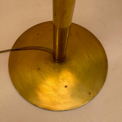 Brass space age standing lamp