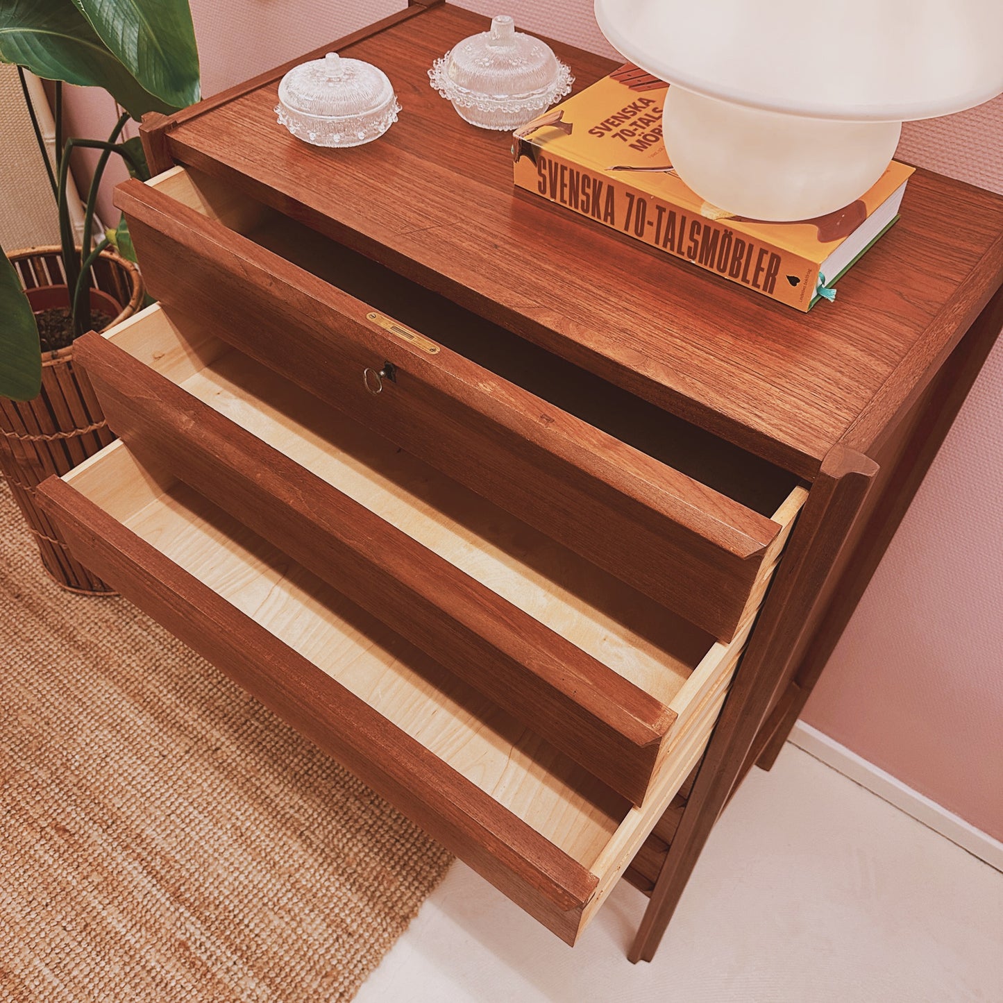 Danish chest of drawers made of teakwood