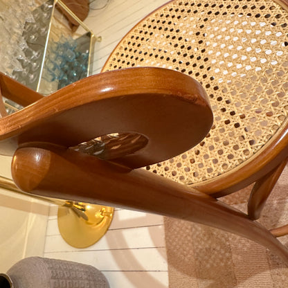 Italiaanse barkrukken van rotan en webbing