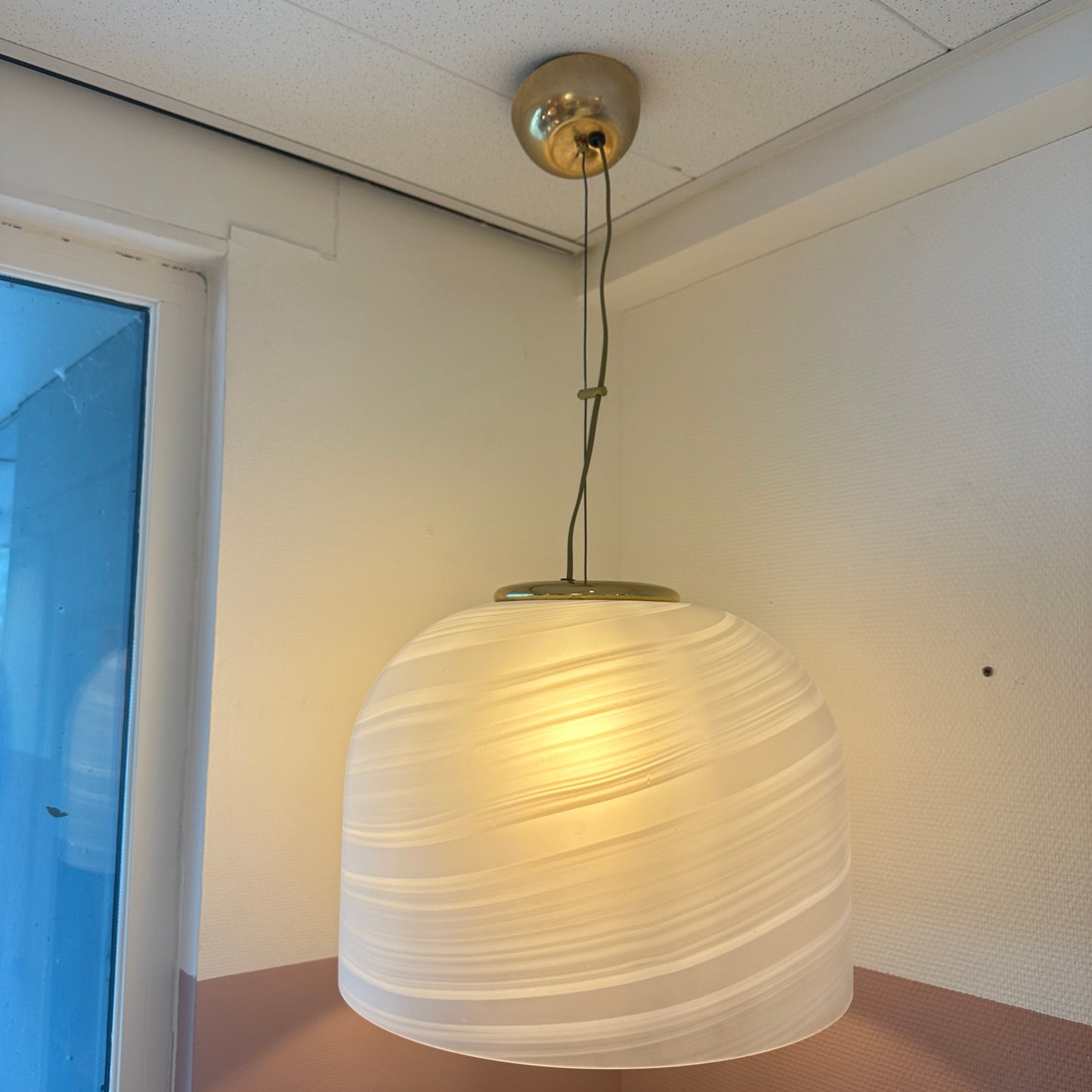 Italian pendant light made of Murano glass