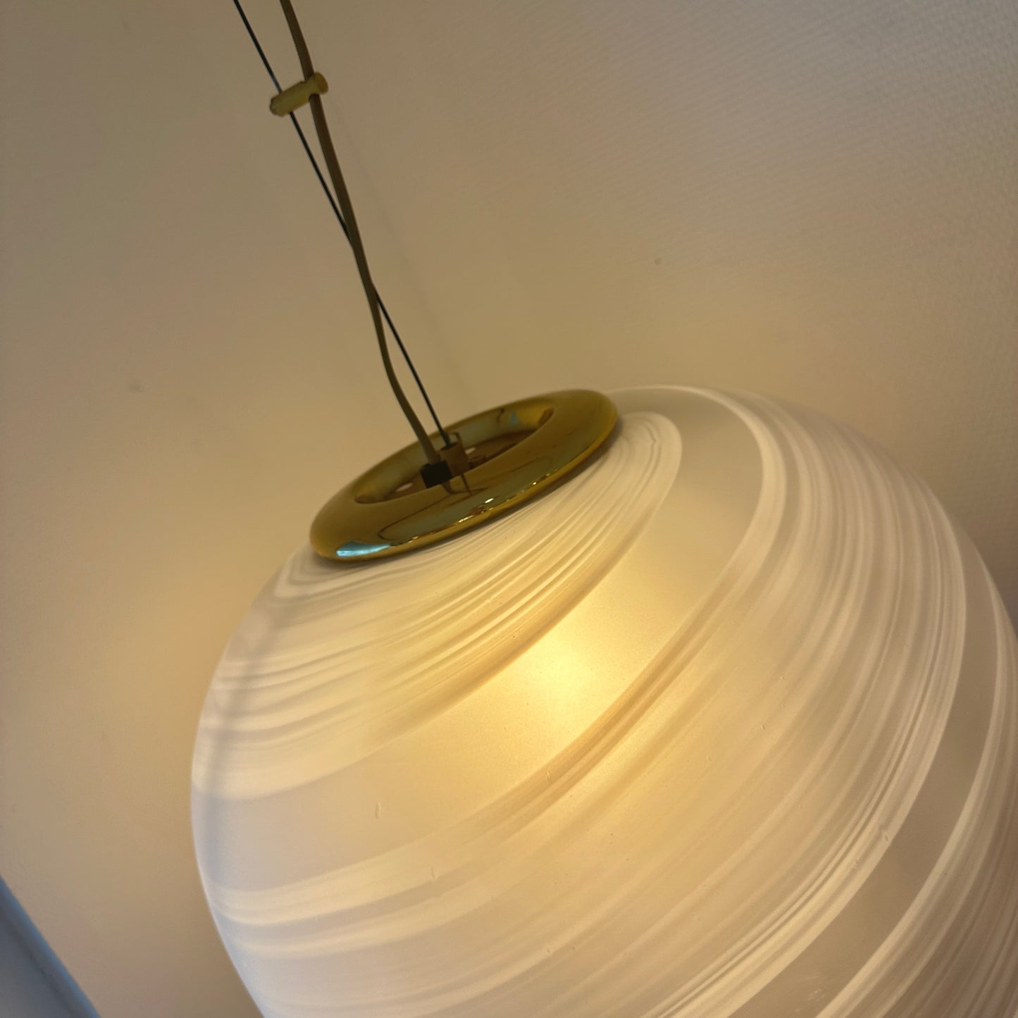 Italian pendant light made of Murano glass