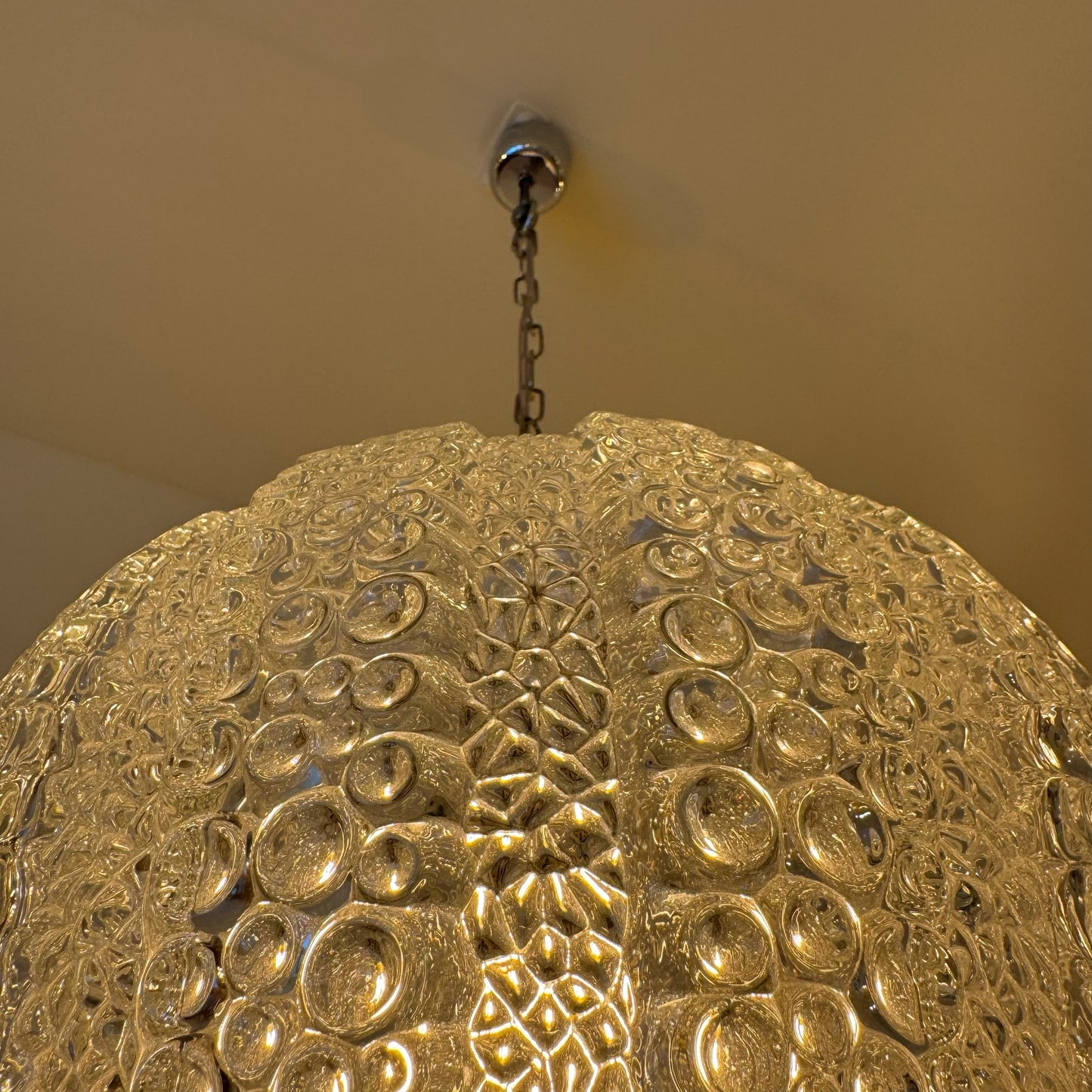 Hustaat Bubble Glass Pendant 1960s