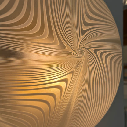 Italian Murano spiral ceiling or wall light