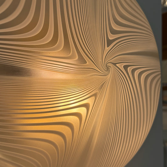 Italian Murano spiral ceiling or wall light