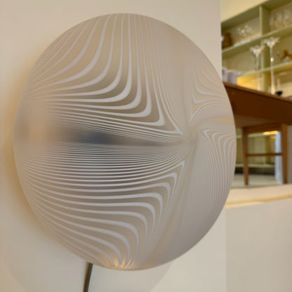 Italian Murano spiral ceiling or wall light