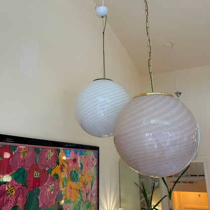 Italian candy Murano swirlp light