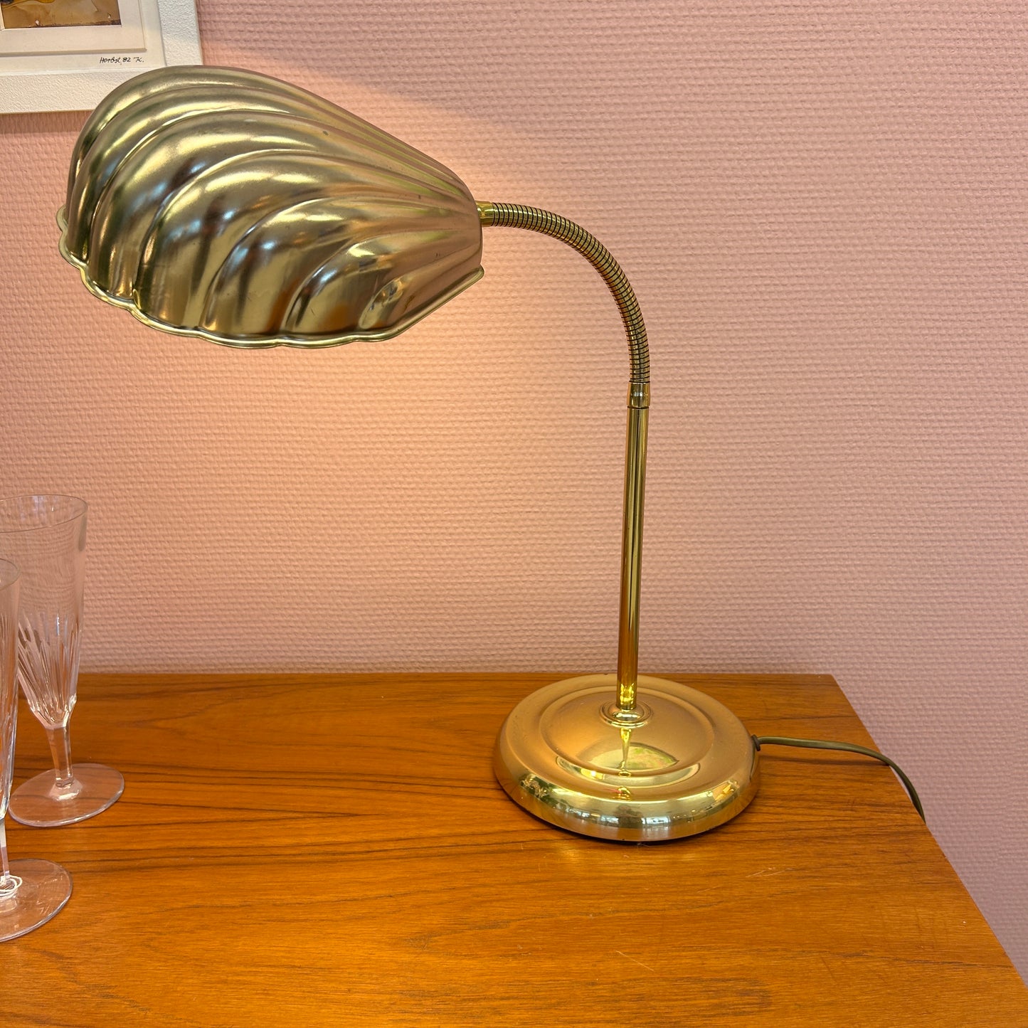 Schelp bureaulamp