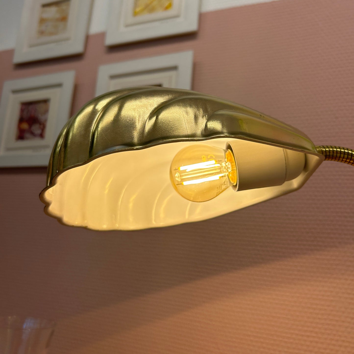 Schelp bureaulamp