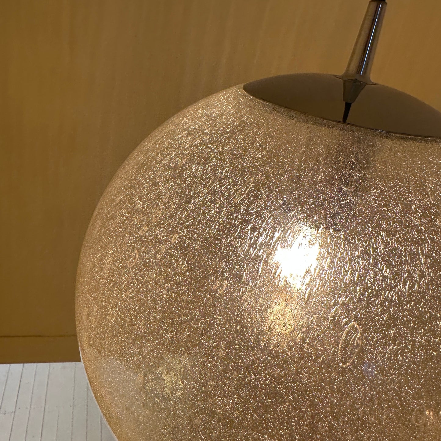 XL Peill & Putzler bolvormige hanglamp met bubbelglas