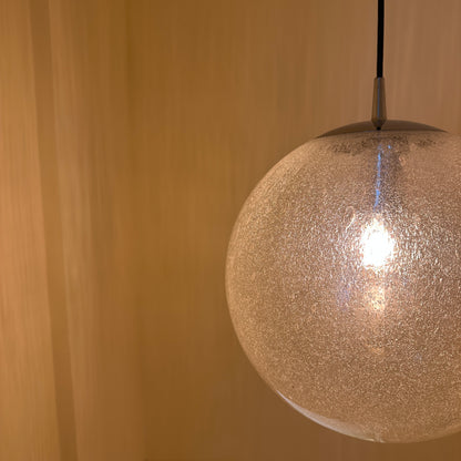 XL Peill & Putzler bolvormige hanglamp met bubbelglas