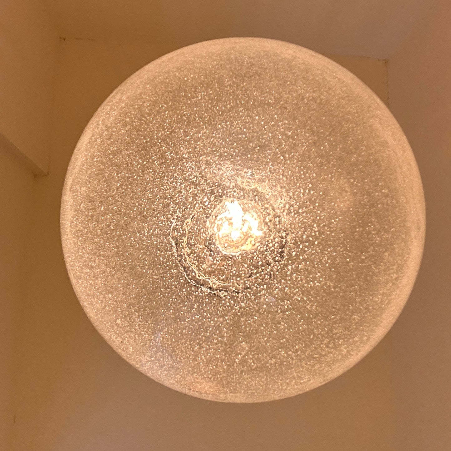 XL Peill & Putzler bolvormige hanglamp met bubbelglas