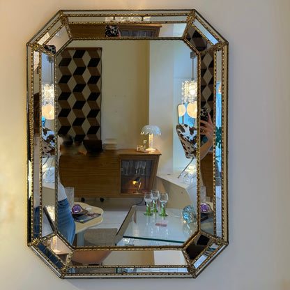 1980s Spanish Octagon mirror