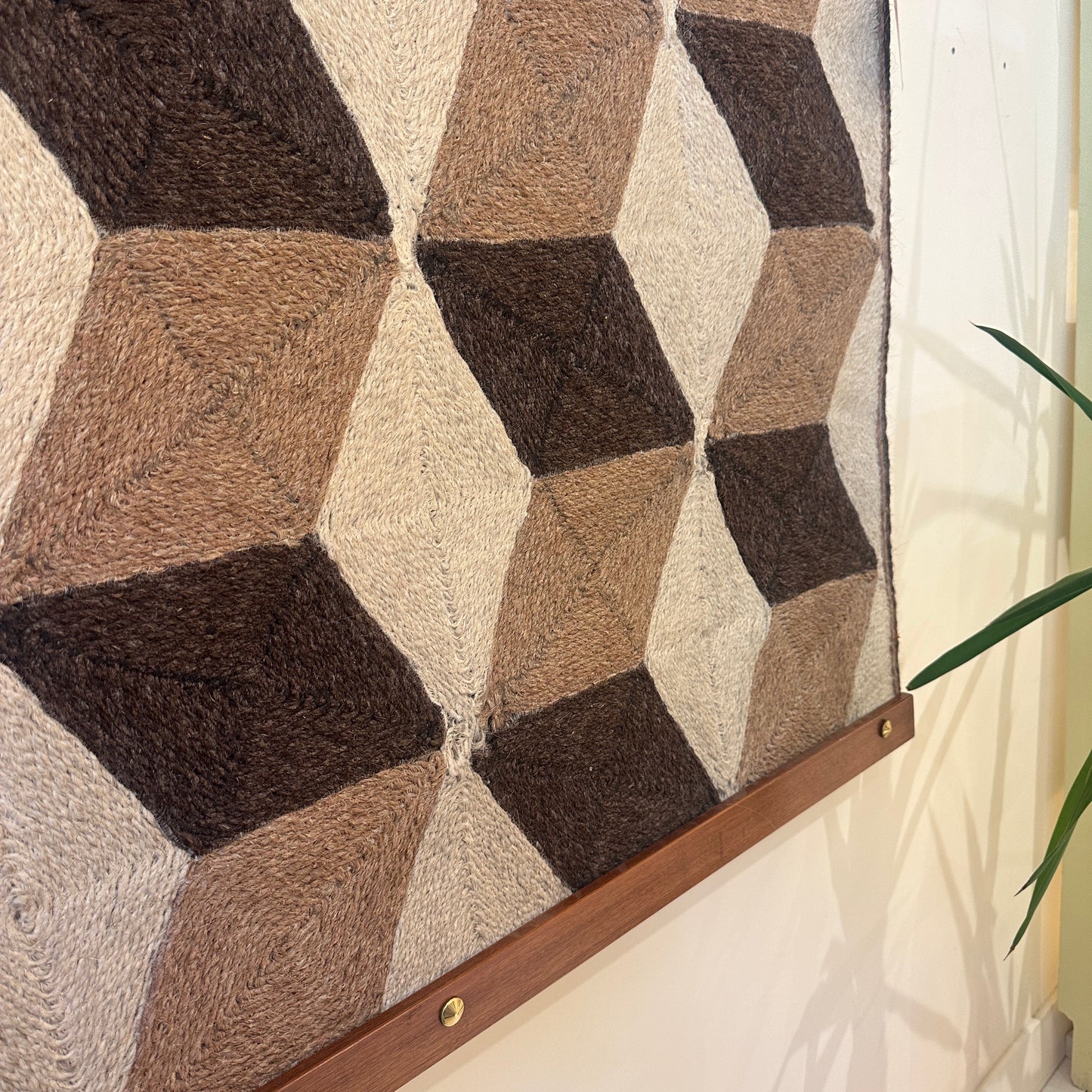 Handwoven Italian Sisal Tapestry