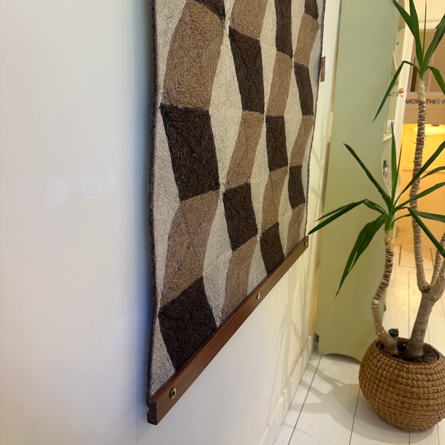 Handwoven Italian Sisal Tapestry